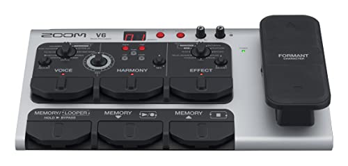 Zoom V6-SP Vocal Processor, Vocal Effects Pedal, Formant Pedal,...