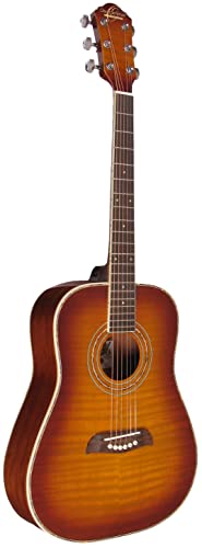 Oscar Schmidt OG1FYS-A-U 3/4 Size Dreadnought Acoustic Guitar (High...