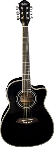 Oscar Schmidt OG1CE 3/4-Size Dreadnought Cutaway Acoustic-Electric...