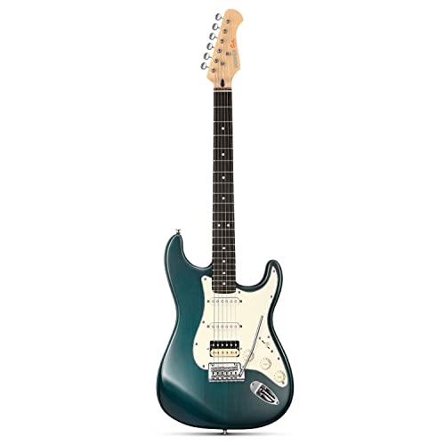 Donner 39 Inch Electric Guitar, Seeker Series DST-400 Solid Alder Body...