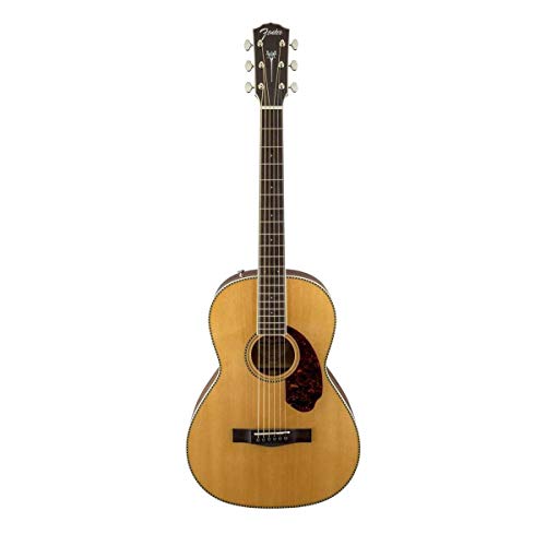 Fender Paramount PM-2E Standard Parlor Acoustic Guitar, with 2-Year...