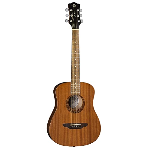 Luna Safari Series Muse Mahogany 3/4-Size Travel Acoustic Guitar -...
