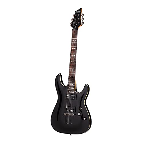 Schecter Omen-6 6-String Electric Guitar (Right-Hand, Black)