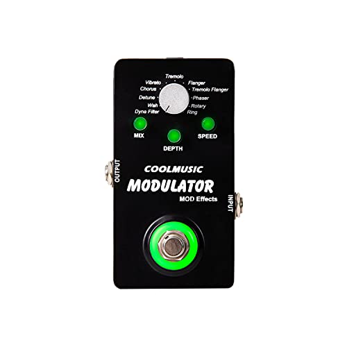 COOLMUSIC A-ME01 Modulator Multi Effects Pedal with 11 Modes Dyna...