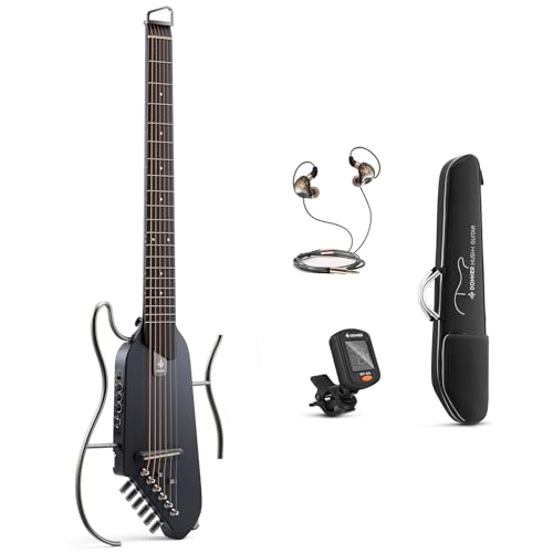 Donner HUSH-I Guitar For Travel - Portable Ultra-Light and Quiet...