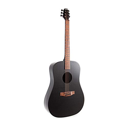 KLOS Full Size Deluxe Guitar, Durable Carbon Fiber Acoustic Electric...