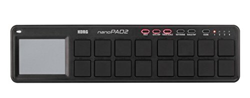 Korg nanoPAD2 Slim-Line USB MIDI Pads - Black