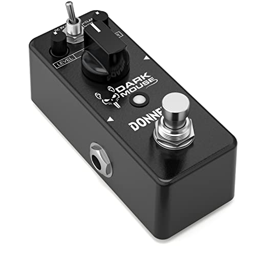 Donner Dark Mouse Distortion Pedal for Pedalboard Electric Guitar, 2...