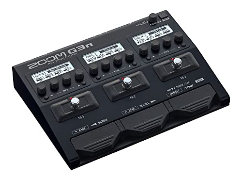 Zoom G3n Guitar Multi-Effects Processor Pedal, With 70+ Built-in...