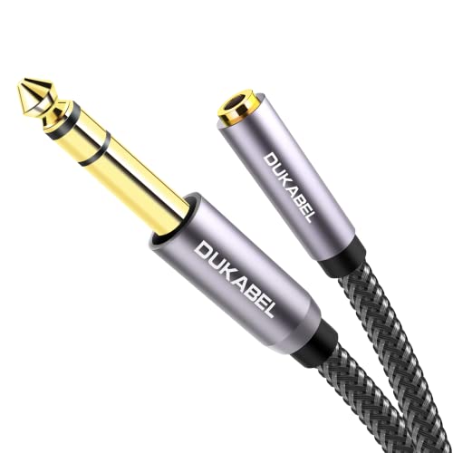 DUKABEL TopSeries 6.35mm (1/4 inch) to 3.5mm (1/8 inch) Headphone Jack...