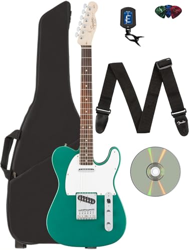 Fender Squier Affinity Telecaster - Race Green Bundle with Gig Bag,...