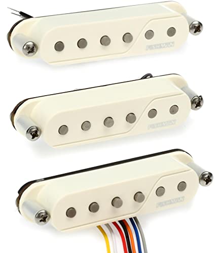 Fishman Fluence Single Coil Pickups - White Set Of 3