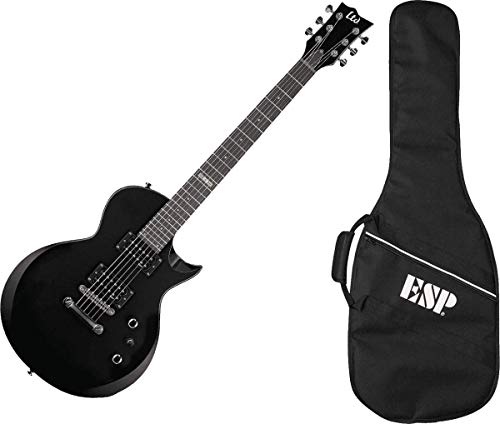 ESP LTD EC-10 KIT Electric Guitar with Gig Bag, Black