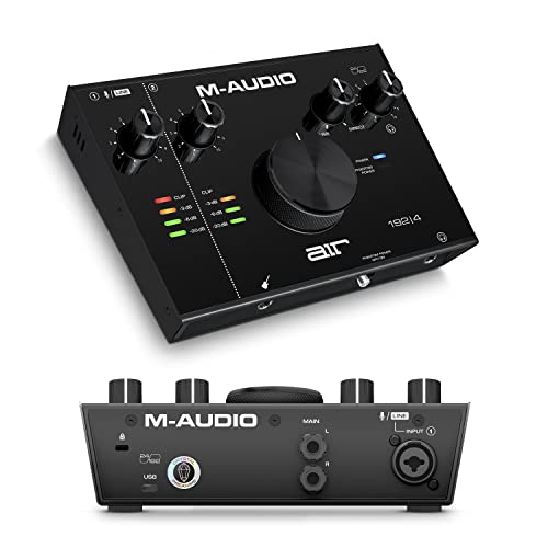 M-Audio AIR 192x4 USB C Audio Interface for Recording, Podcasting,...