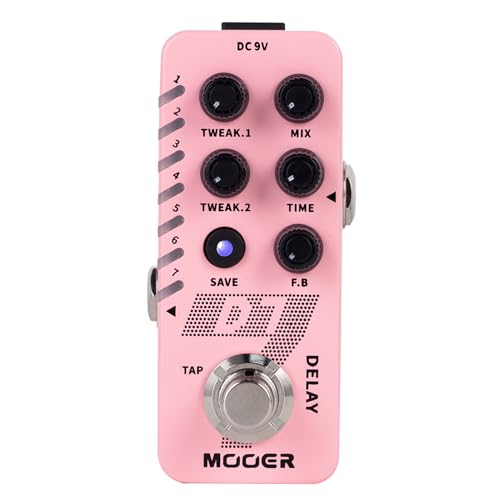 MOOER D7 Delay Guitar Pedal with 6 Different Delay Tape And 150s...