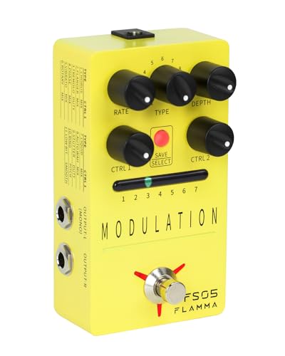FLAMMA FS05 Multi Modulation Pedal Stereo Effects 7 Storable Slots 11...