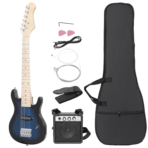 Smartxchoices 30 Inch Electric Guitar, Starter Kit for Kids with...