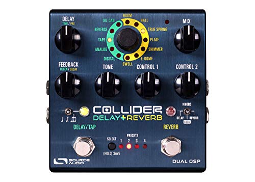 Source Audio Collider Stereo Delay+Reverb Pedal