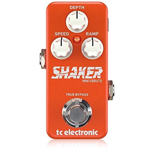 TC Electronic SHAKER MINI VIBRATO Ultra-Compact Vibrato Pedal with...