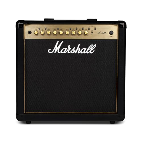 Marshall Amps Guitar Combo Amplifier, 3.5mm Jack, Black (M-MG50GFX-U)
