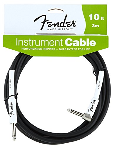 Fender Performance Series Instrument Cables (Straight-Right Angle) for...