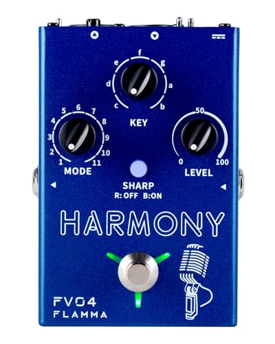FLAMMA FV04 Vocal Harmony Pedal Vocal Effects Processor Stompbox Voice...