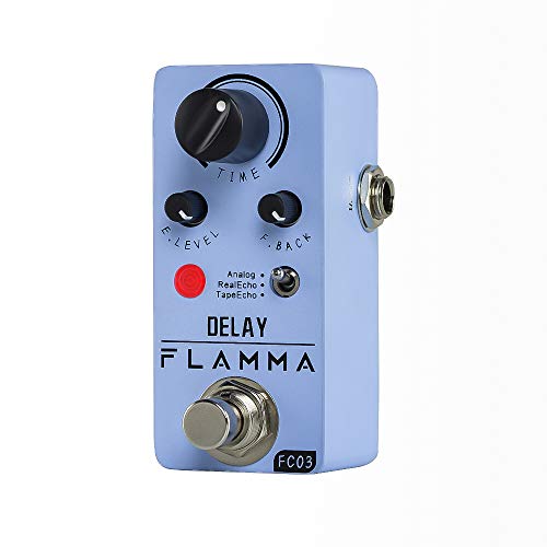 FLAMMA FC03 Delay Pedal Electric Guitar 3 Delay Effects Modes Analog...