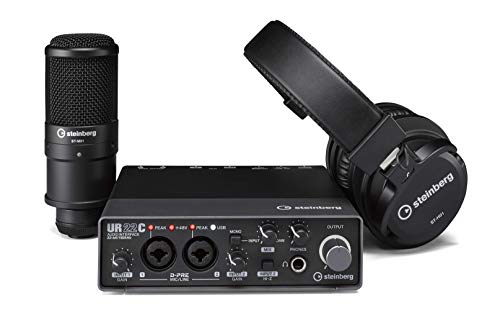 Steinberg UR22C USB 3.0 Studio Bundle with with Cubase AI and Cubasis...