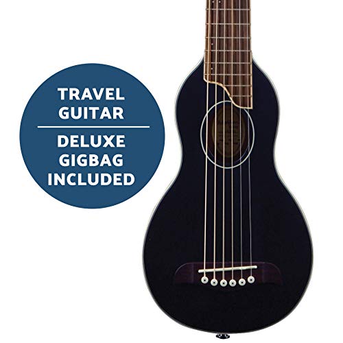 Washburn Rover 6 String Acoustic Guitar, Right, Black, Full...
