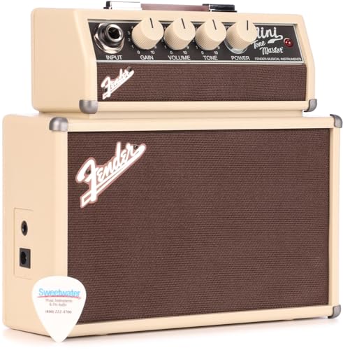 Fender Mini Tonemaster Electric Guitar Amplifier, Blonde, with 2-Year...