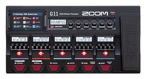 Zoom G11 Guitar Multi-Effects Processor with Expression Pedal, with...