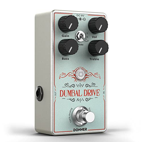 Donner Overdrive Guitar Pedal, Dumbal Drive Overdrive Pedal for...