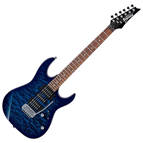 Ibanez GRX70QA TBB Trans Blue Electric Guitar Solid Body