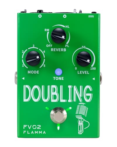 FLAMMA FV02 Vocal Processor Doubling Effects Pedal Duplicator Vocal...