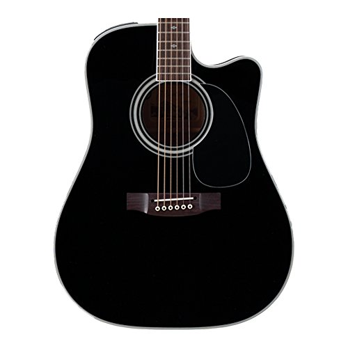 Takamine EF341SC Pro Series Dreadnought Acoustic Electric Guitar Black...
