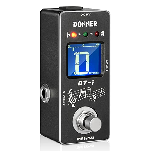 Donner Tuner Pedal, Dt-1 Chromatic Guitar Tuner Pedal with Pitch...