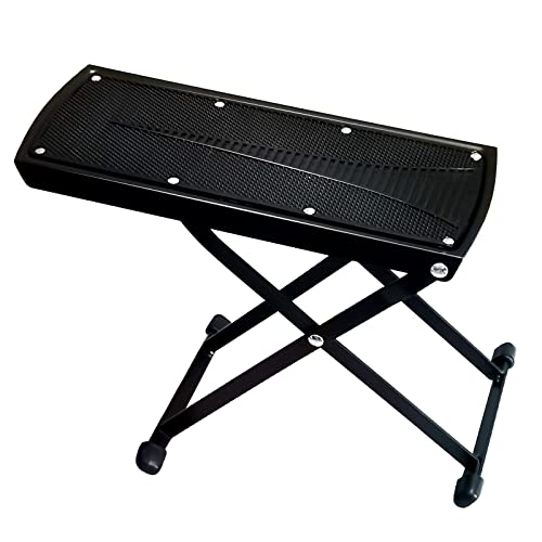 Guitar Foot Rest Stool Height Adjustable Footstool Excellent Stability...