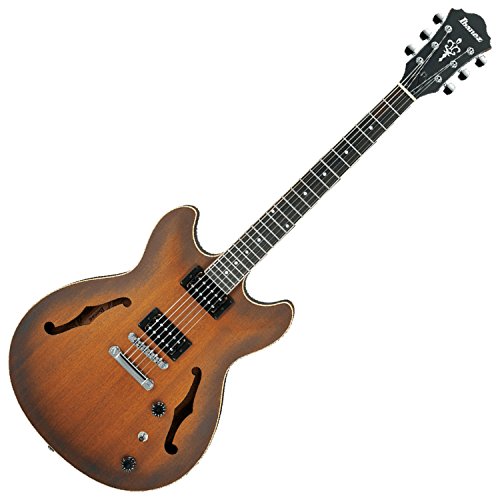 Ibanez AS53TF Electric Guitar, Trans Finish Brown