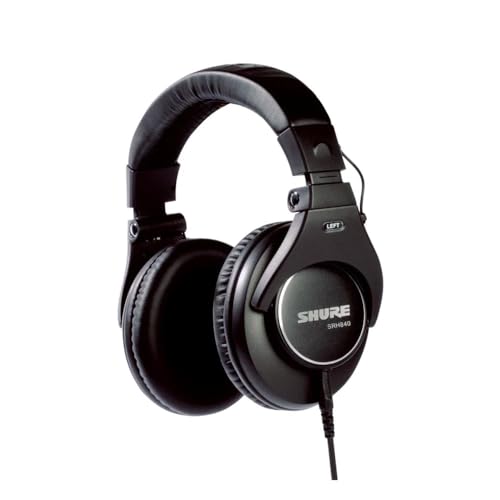 Shure SRH840 Professional Monitoring Headphones, Precisely Tailored...