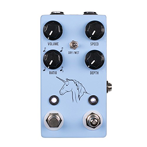 JHS Pedals JHS Unicorn V2 Analog Univibe with Tap Tempo Guitar Effects...