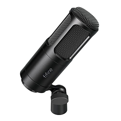 FIFINE XLR Dynamic Microphone, Vocal Podcast Microphone with Cardioid...