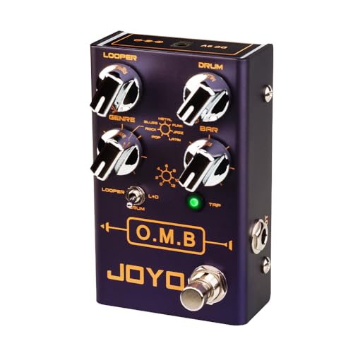 JOYO Looper & Drum Machine Pedal (Looper Cycle Recording/Drum...