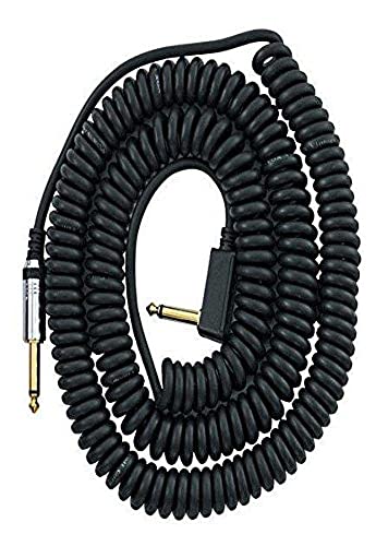 VOX VCC090 Black Coiled 1/4' Cable with Mesh Bag, 29.5'