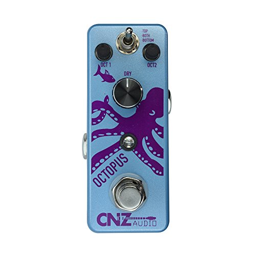 CNZ Audio Octopus - Octave Guitar Effects Pedal, True Bypass