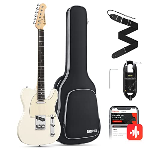 Donner Electric Guitar 39 Inch Electric Guitar DTC-100 Solid Body TC...