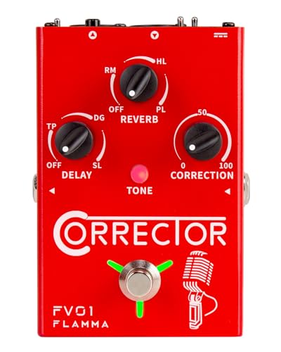 FLAMMA FV01 Vocal Effects Processor Pitch Correction Voice Pedal Vocal...