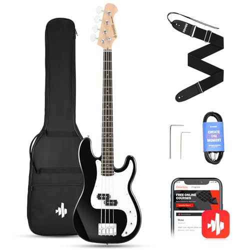 Donner Electric Bass Guitar 4 Strings Full-Size Standard Bass PB-Style...