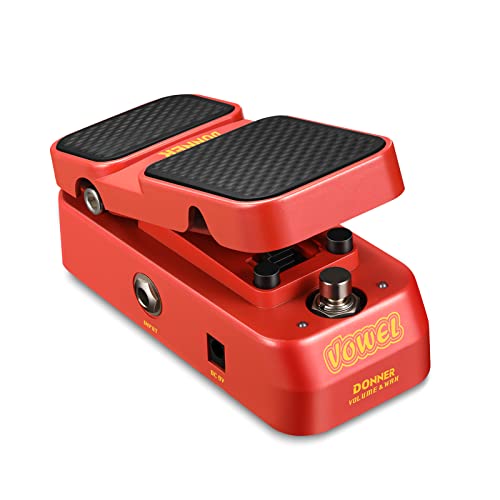 Donner Guitar Wah Pedal, 2 in 1 Wah Volume Pedal, Mini Vintage...