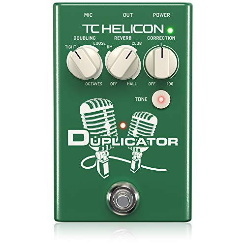 TC Helicon DUPLICATOR Ultra-Simple Vocal Effects Stompbox with...