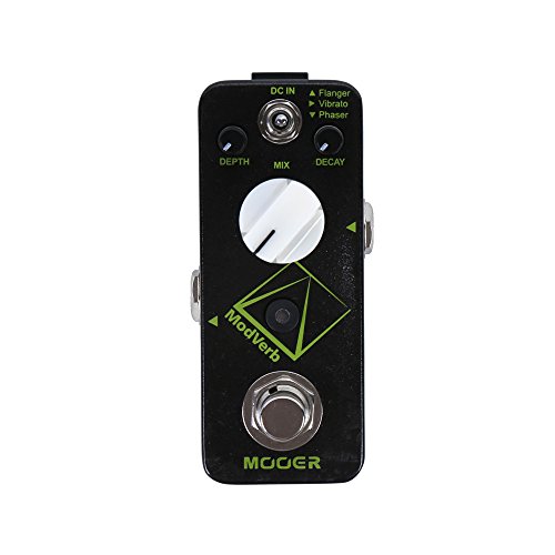 MOOER Modverb Compact Reverb with 3 Modulation, Flanger, Vibrato,...